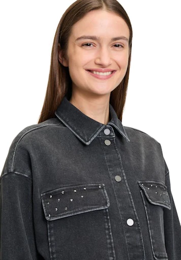 Jeansjassen grijs Betty & Co - Image 6