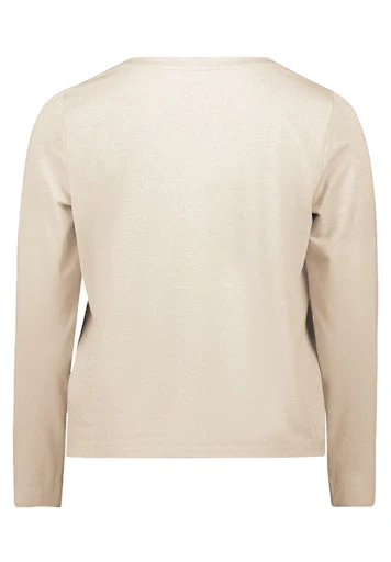 Blouses lange mouw beige Betty & Co - Image 2