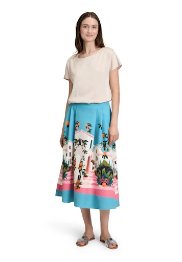 Blouses korte mouw beige Betty & Co - Image 5