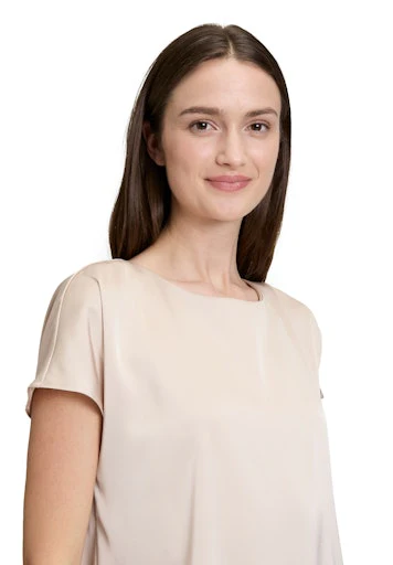 Blouses korte mouw beige Betty & Co - Image 6