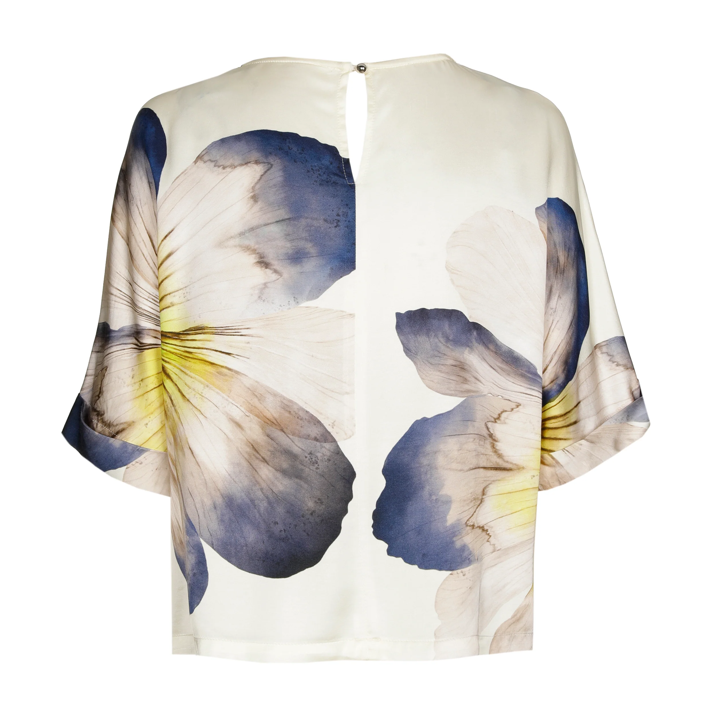 Blouses korte mouw beige Caroline Biss