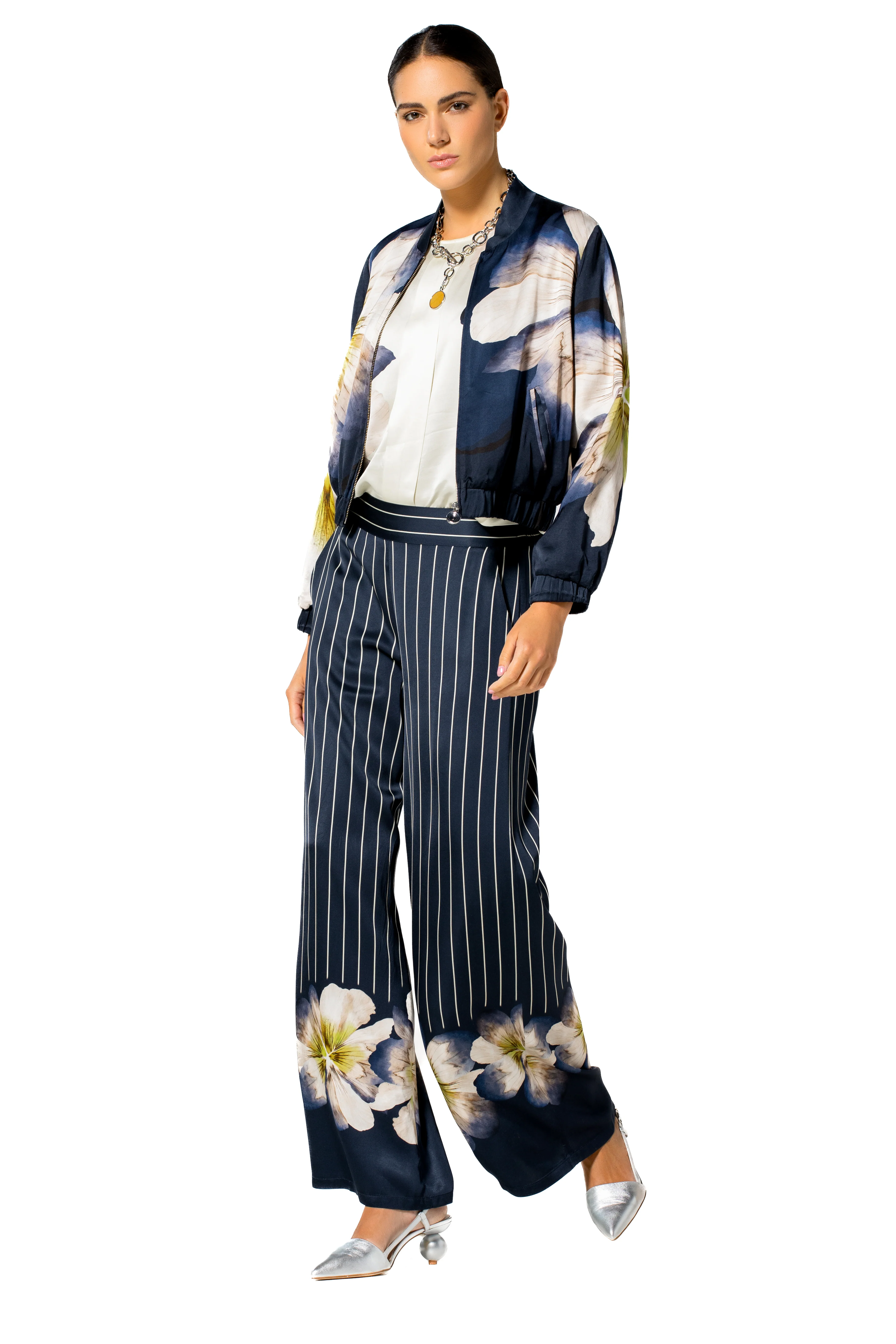 Blouses korte mouw beige Caroline Biss - Image 6