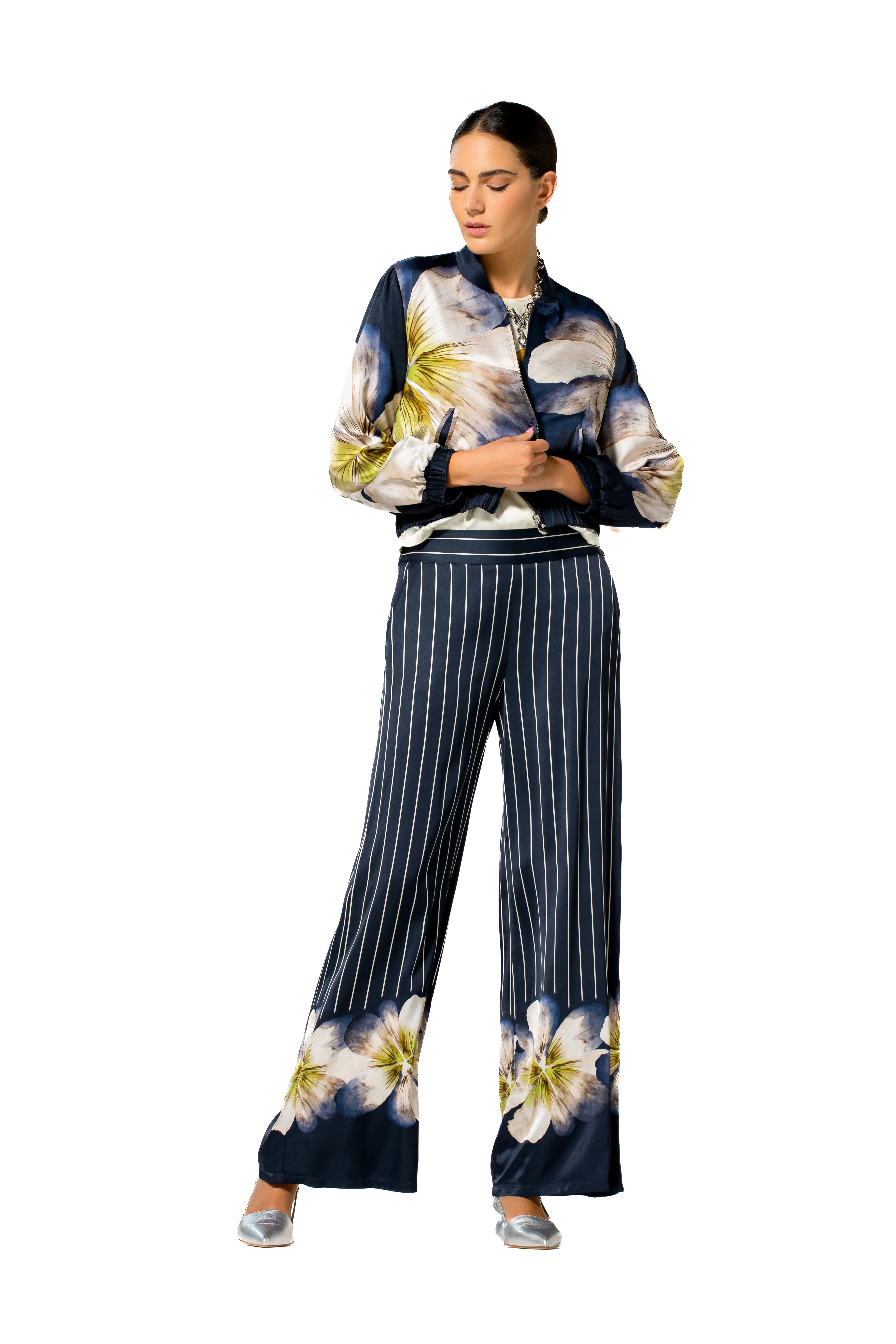 Blouses korte mouw beige Caroline Biss - Image 7
