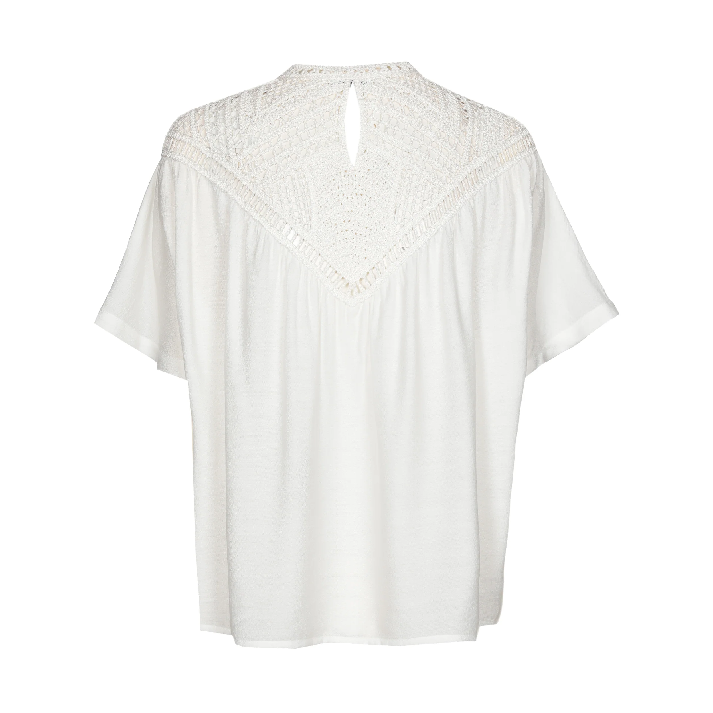 Blouses korte mouw beige Caroline Biss - Image 2