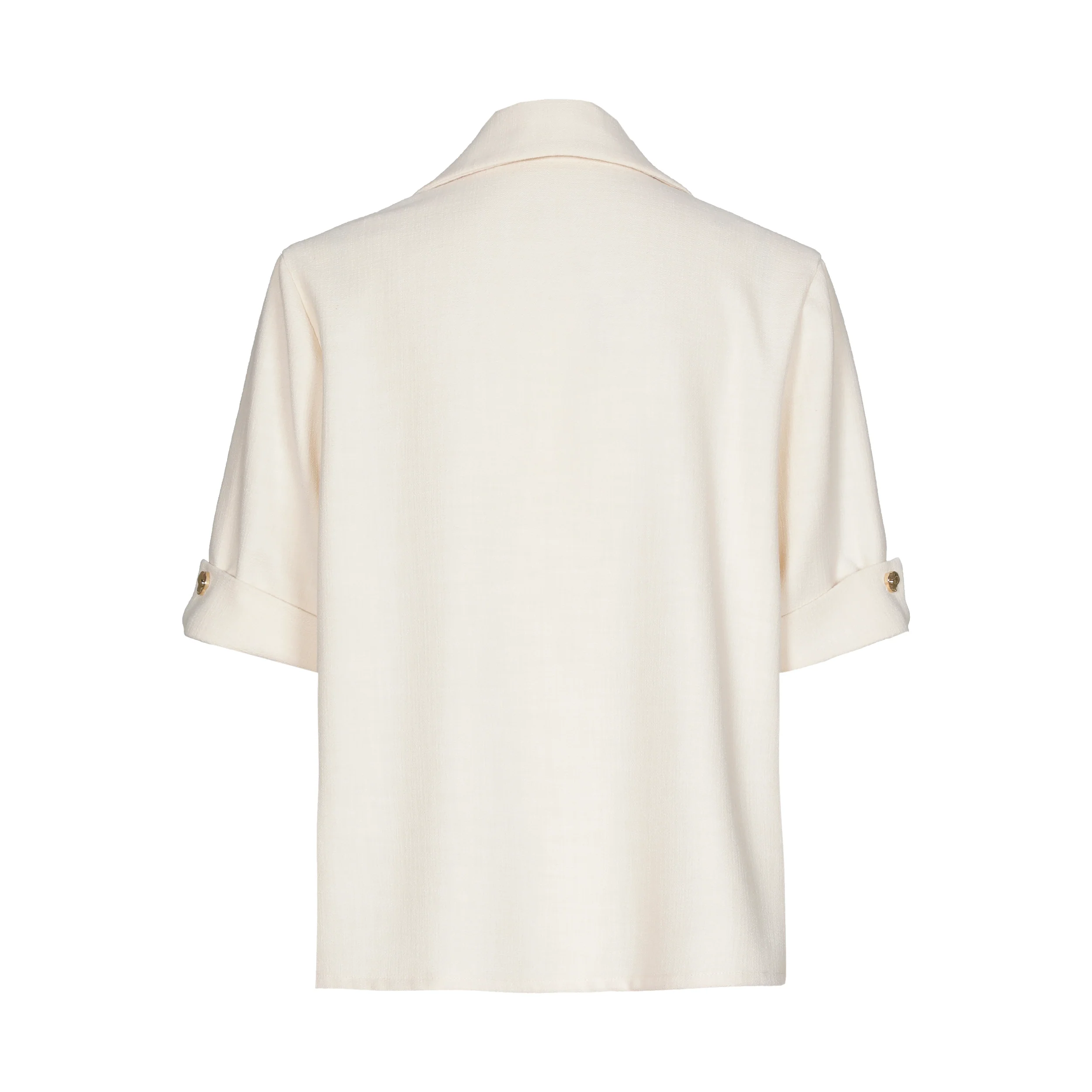Blouses korte mouw beige Caroline Biss - Image 2