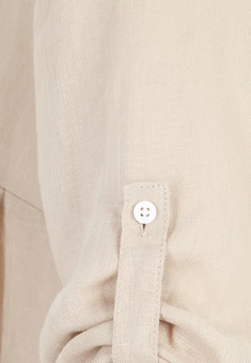 Blouses korte mouw beige Doris Streich - Image 3