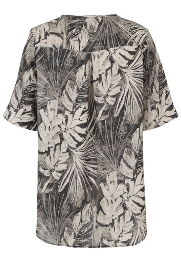 Blouses korte mouw beige Doris Streich - Image 2