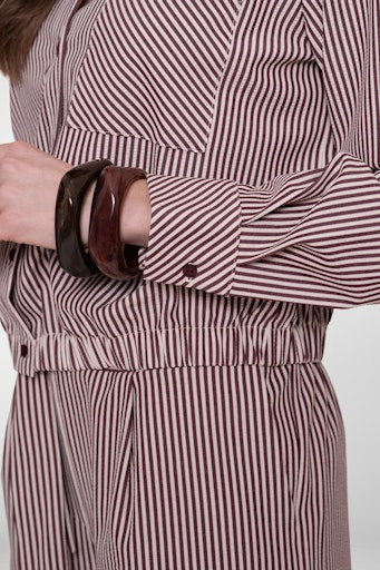 Blouses korte mouw beige Geisha - Image 3