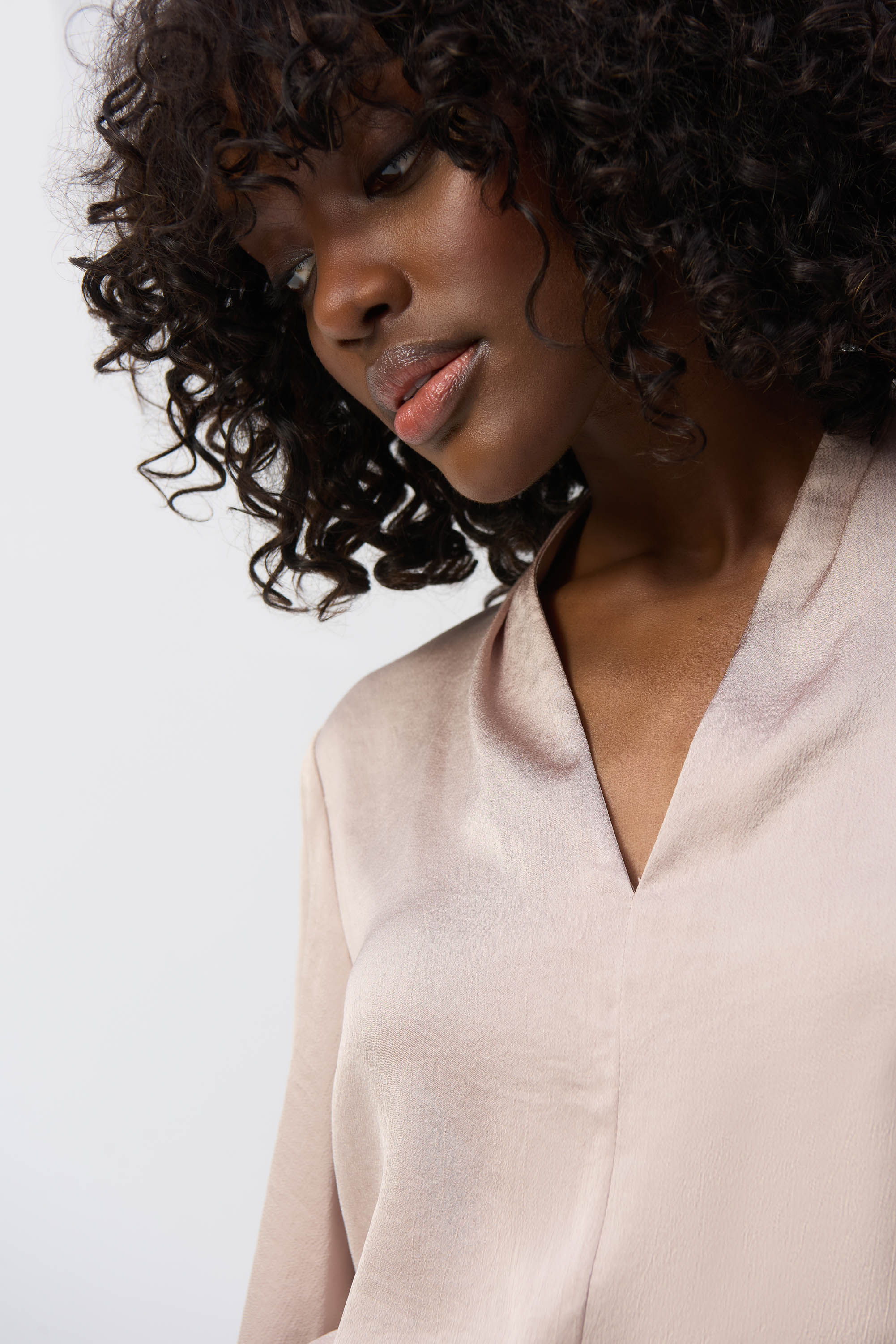 Blouses korte mouw beige Joseph Ribkoff - Image 3