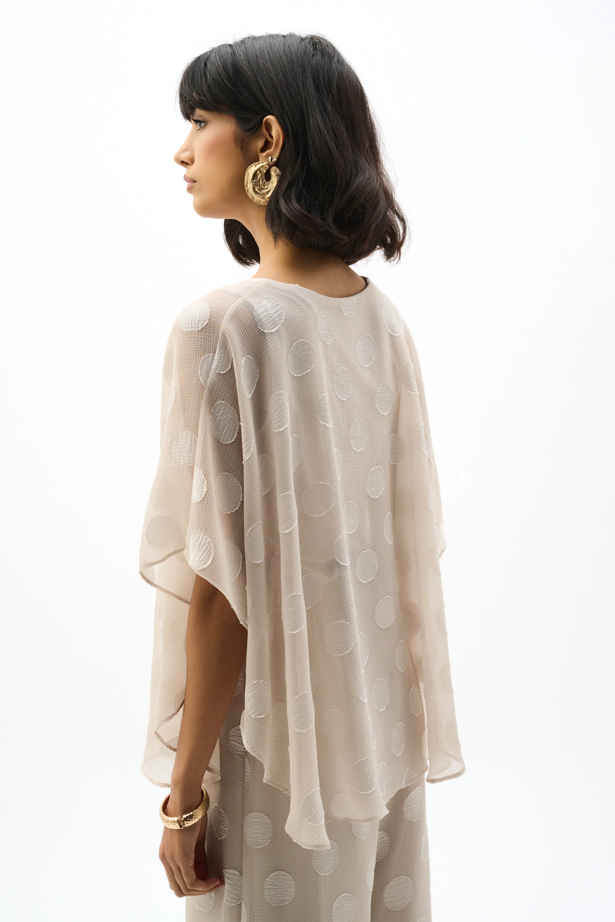 Blouses korte mouw beige Joseph Ribkoff - Image 4