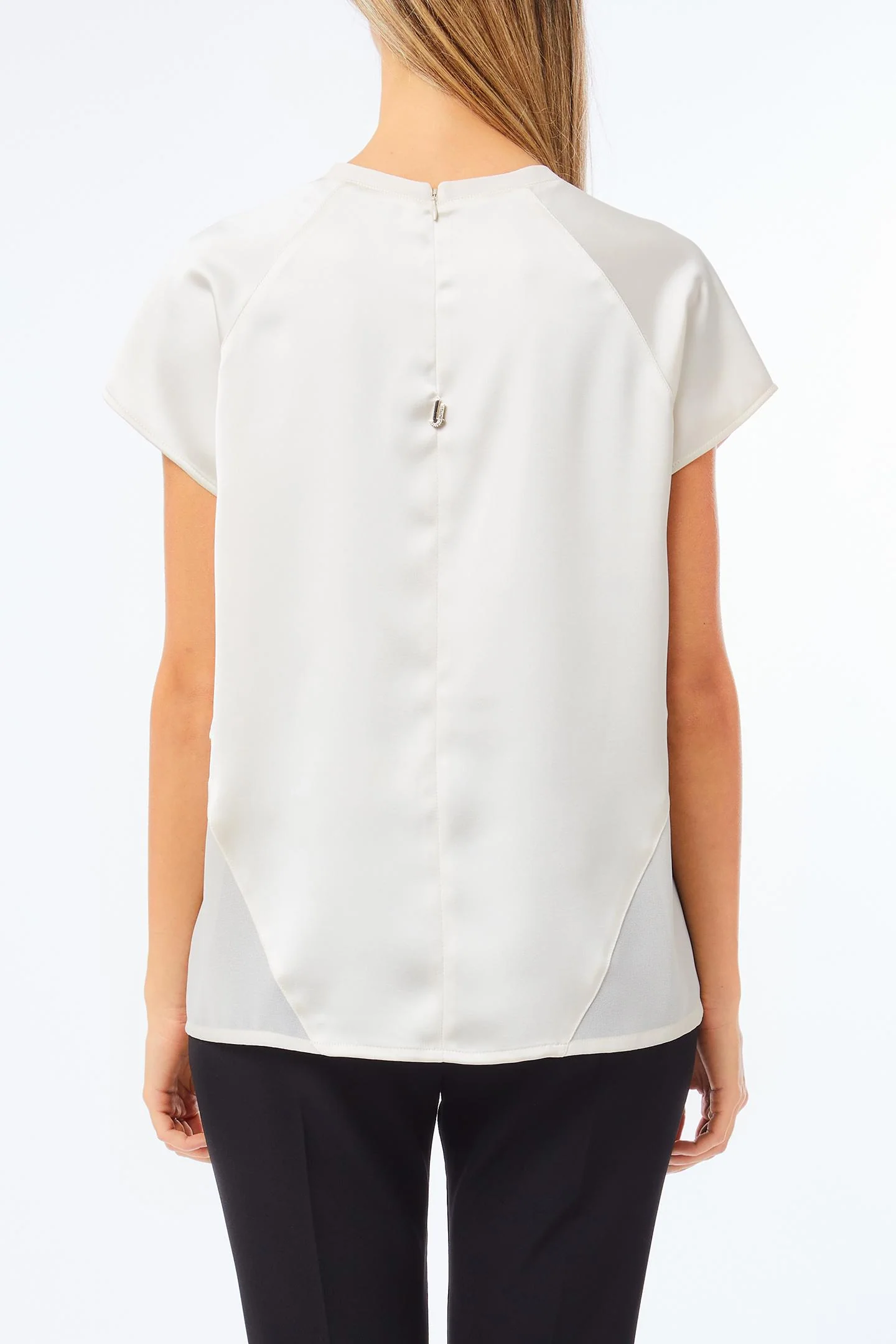 Blouses korte mouw beige Liu Jo Black - Image 3