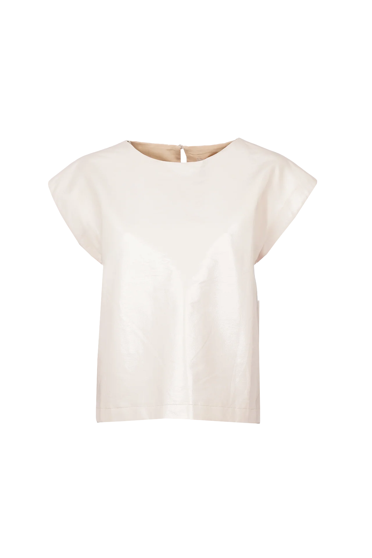 Blouses korte mouw beige March23 - Image 5