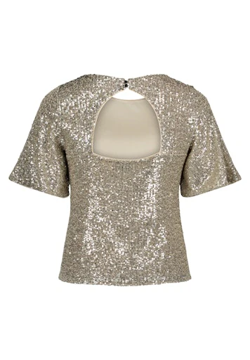 Blouses korte mouw beige Vera Mont - Image 2