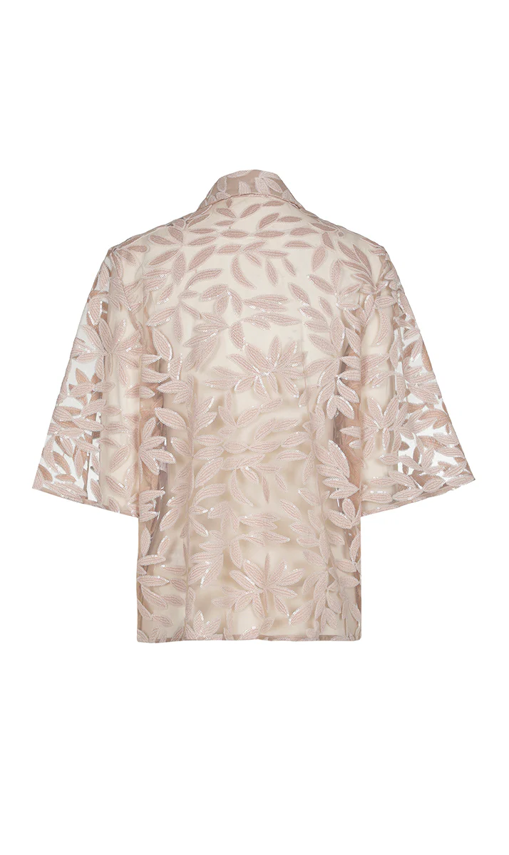 Blouses korte mouw beige Xandres - Image 2
