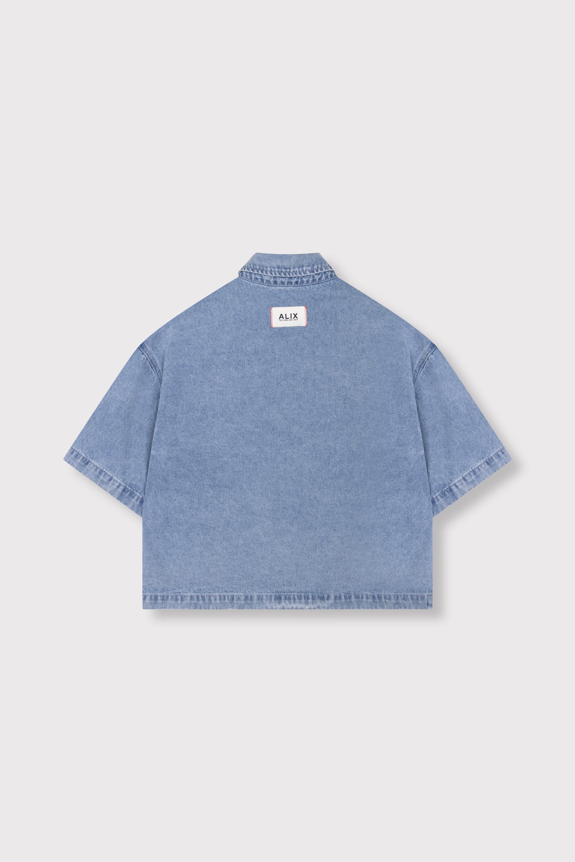 Blouses korte mouw blauw ALIX The Label - Image 3