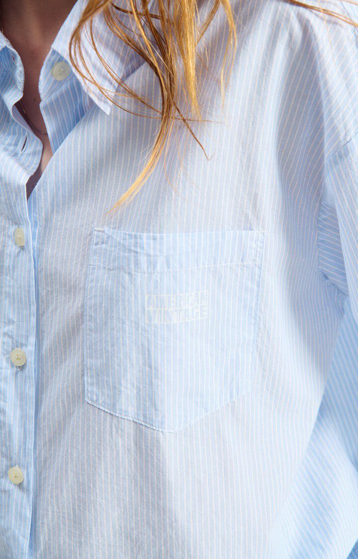Blouses lange mouw blauw American Vintage - Image 3
