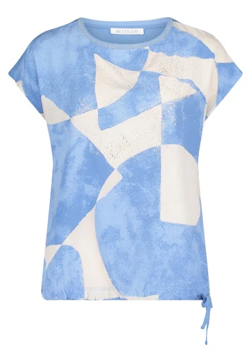Blouses korte mouw blauw Betty & Co