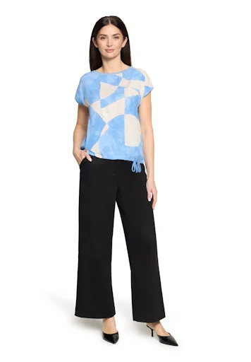 Blouses korte mouw blauw Betty & Co - Image 5
