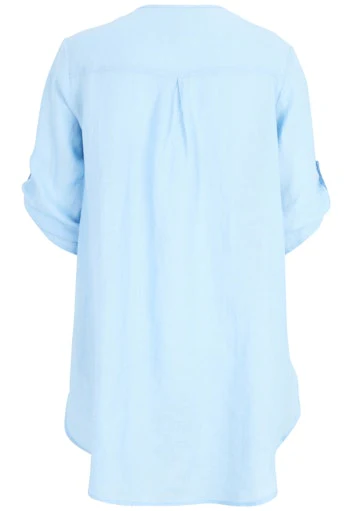 Blouses korte mouw blauw Doris Streich - Image 2
