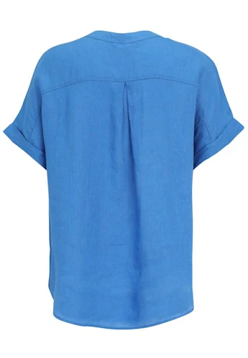 Blouses korte mouw blauw Doris Streich - Image 2