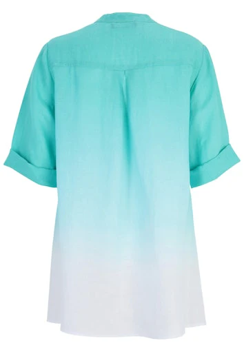 Blouses korte mouw blauw Doris Streich - Image 2