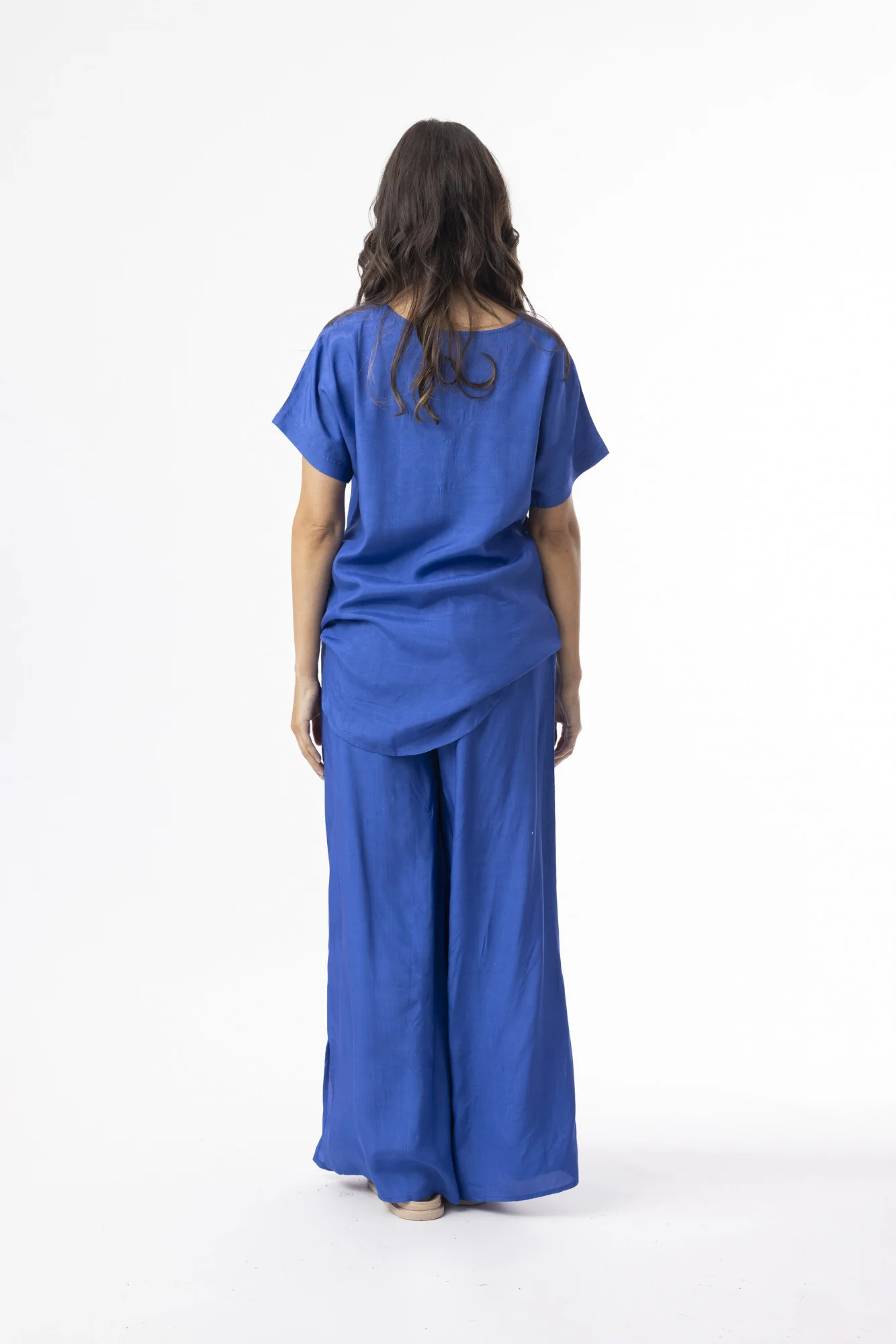 Blouses korte mouw blauw Escape - Image 3
