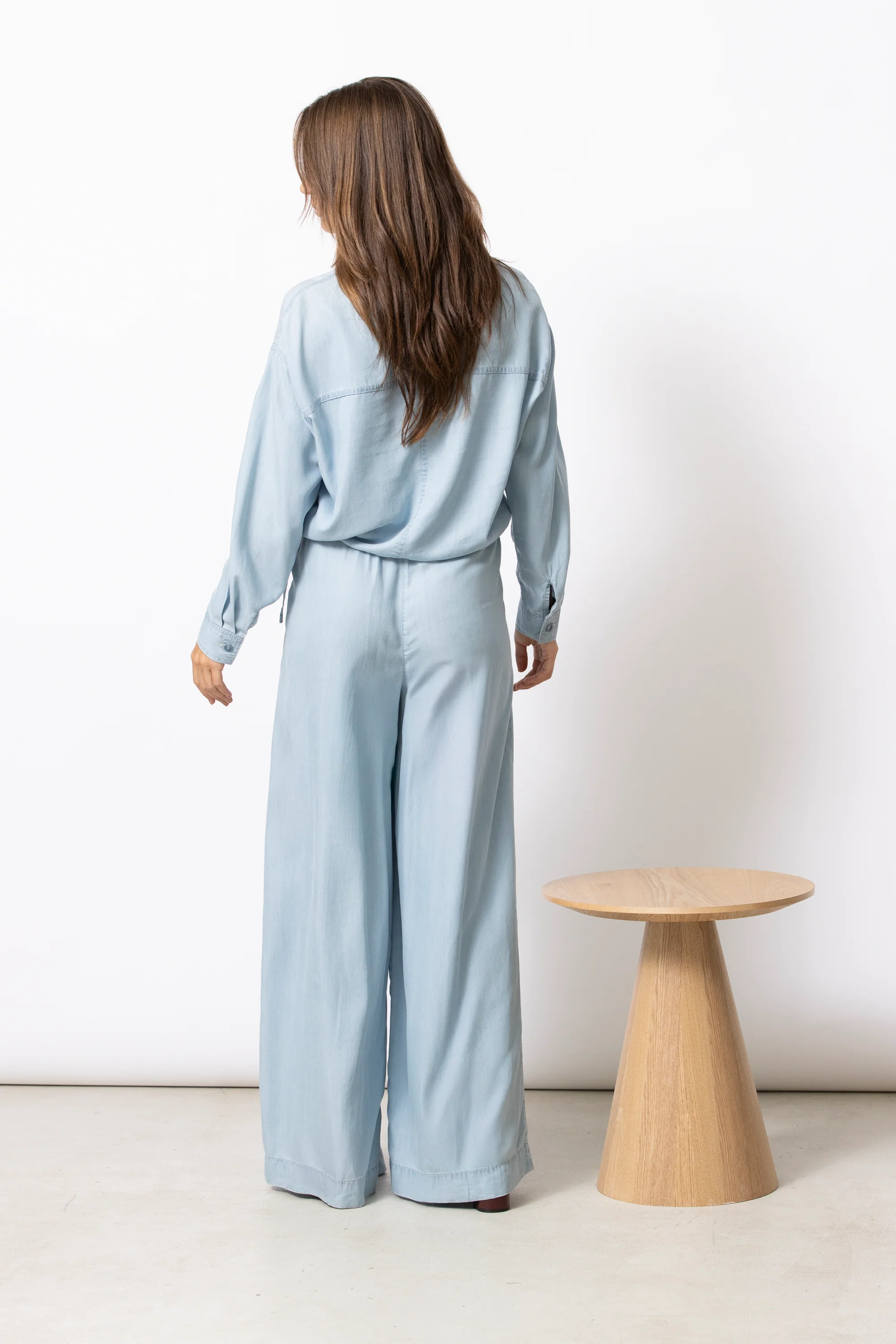 Blouses lange mouw blauw Gigue - Image 2