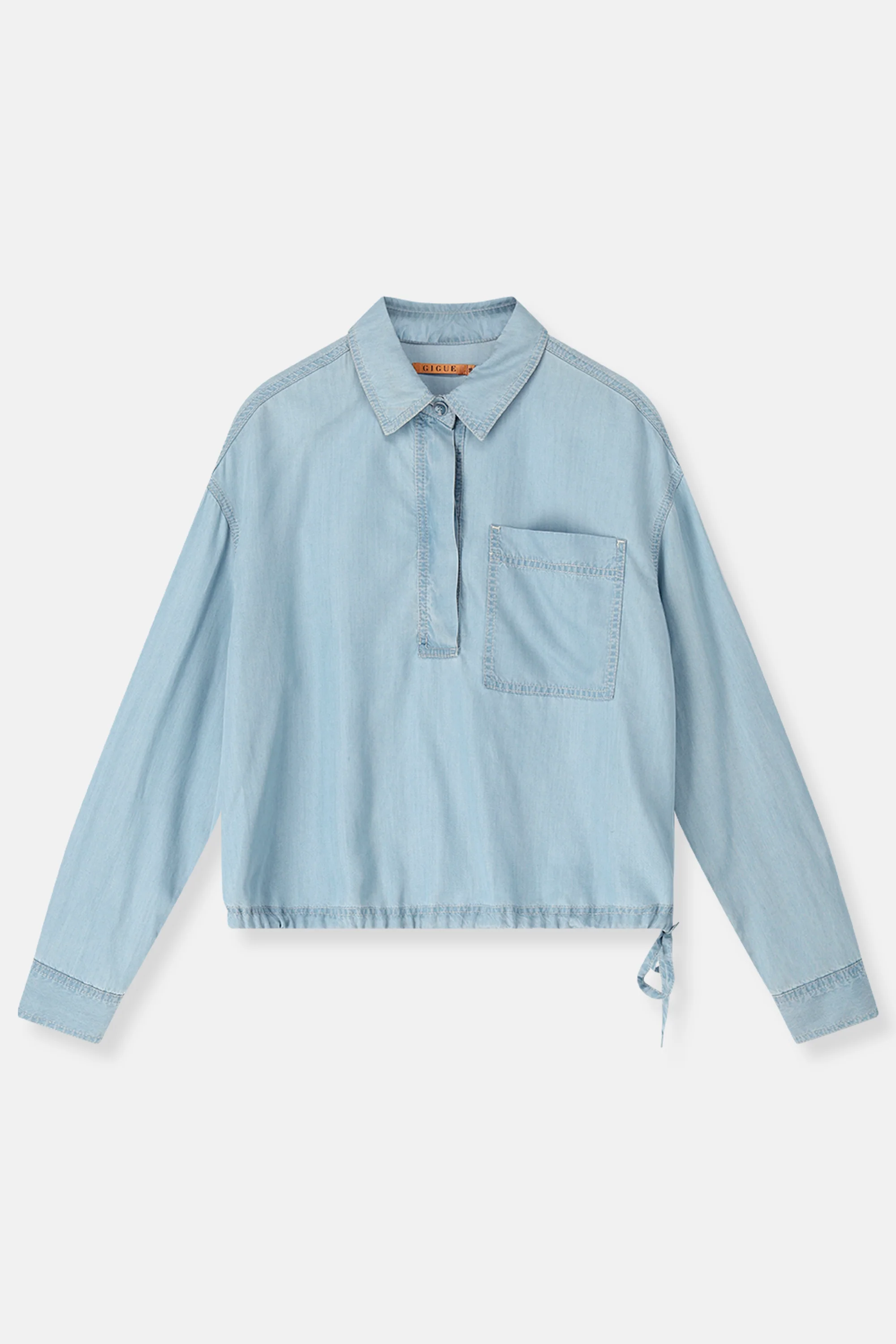 Blouses lange mouw blauw Gigue - Image 3