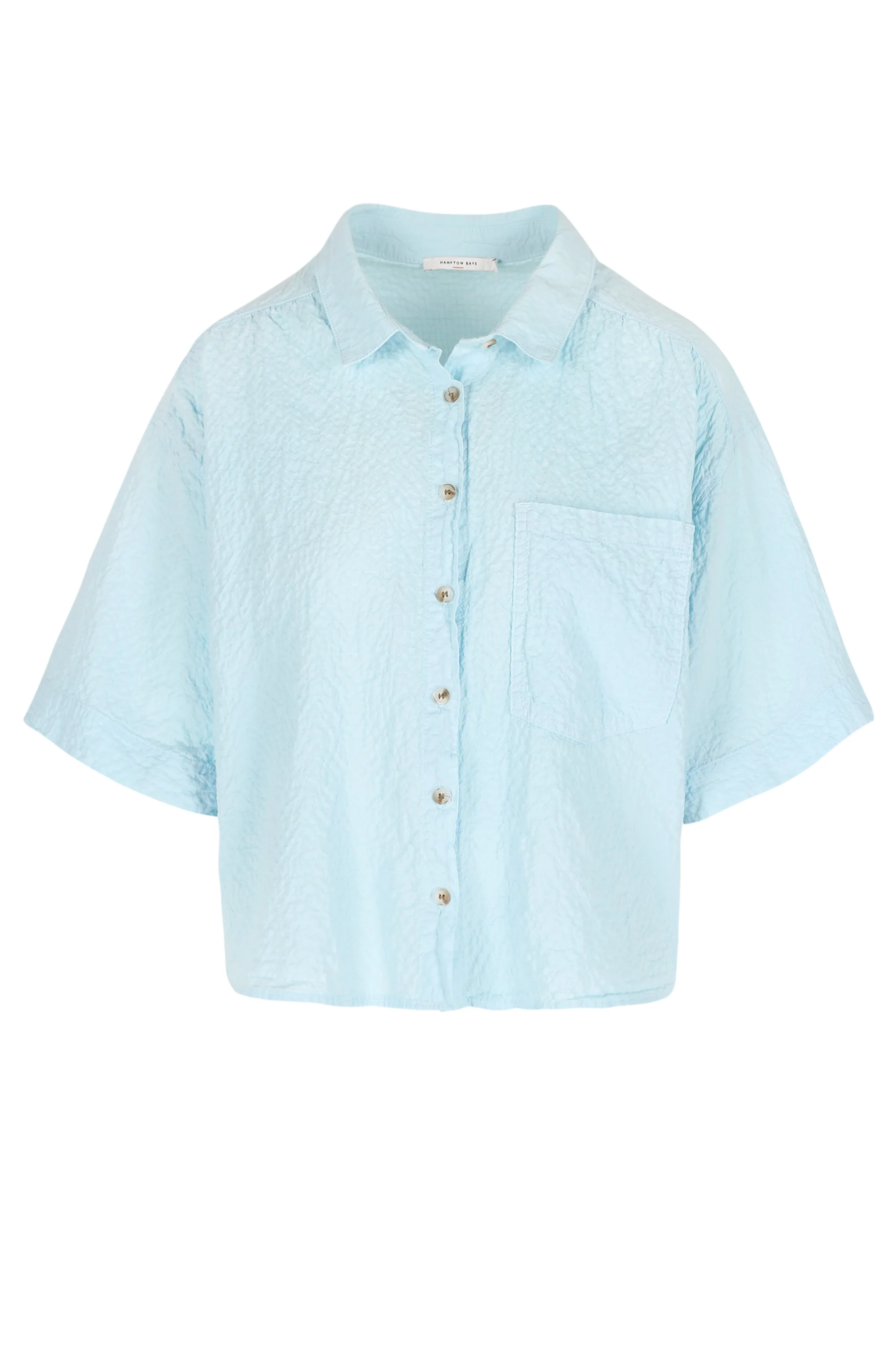 Blouses korte mouw blauw Hampton Bays