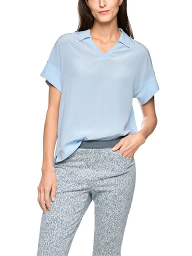 Blouses korte mouw blauw Marc Cain Sports - Image 5
