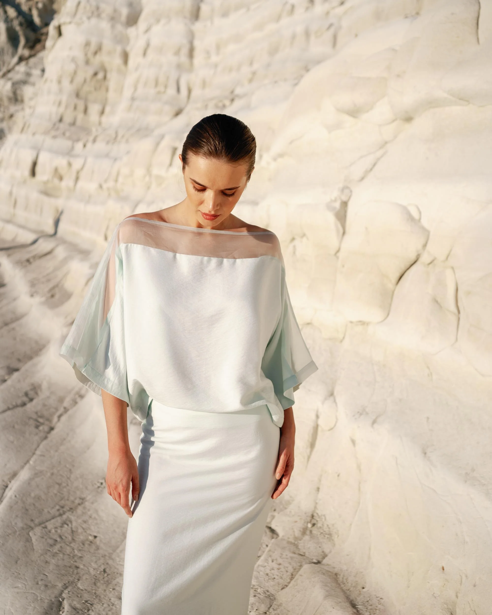 Blouses korte mouw groen March23