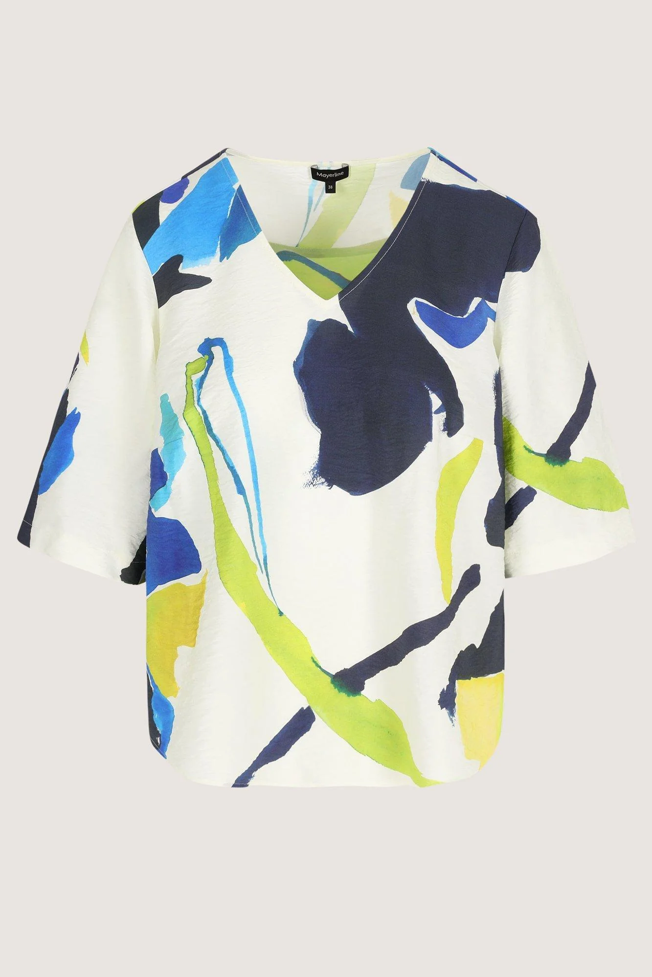 Blouses korte mouw blauw Mayerline