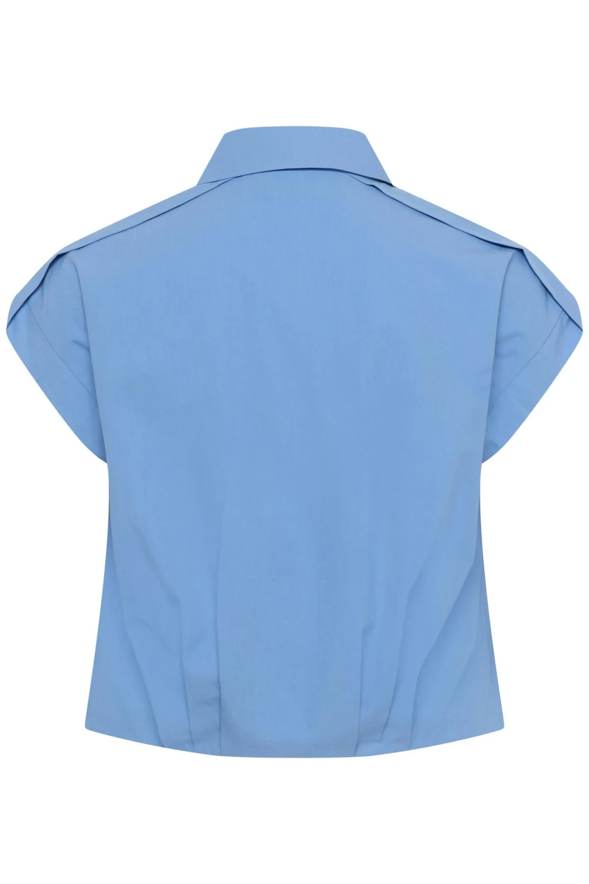 Blouses korte mouw blauw My Essential Wardrobe - Image 2