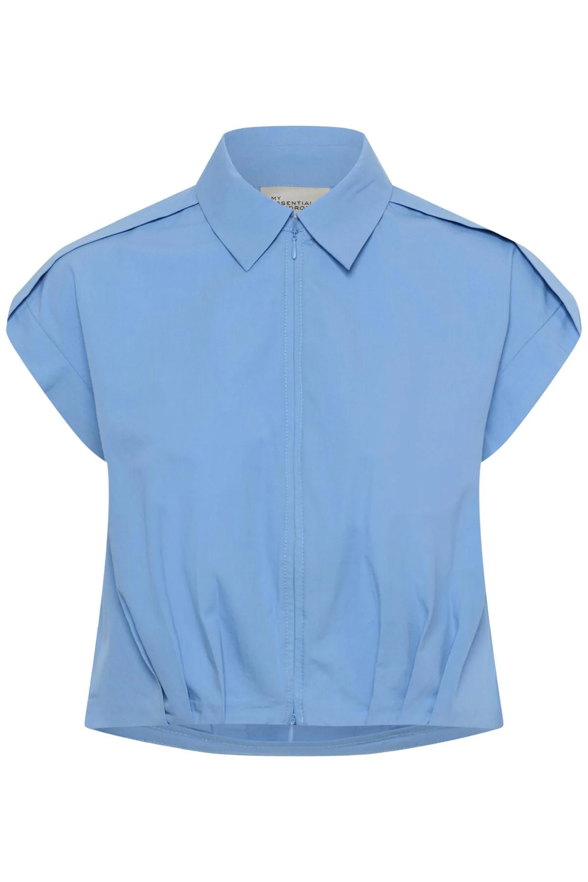 Blouses korte mouw blauw My Essential Wardrobe - Image 3