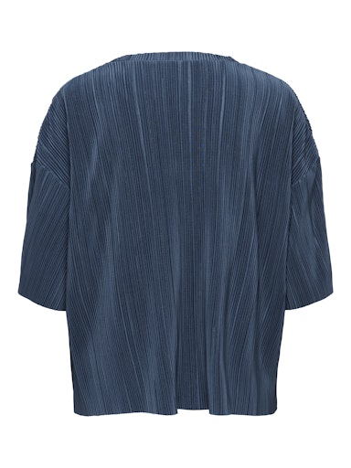 Blouses korte mouw blauw ONLY Carmakoma - Image 2