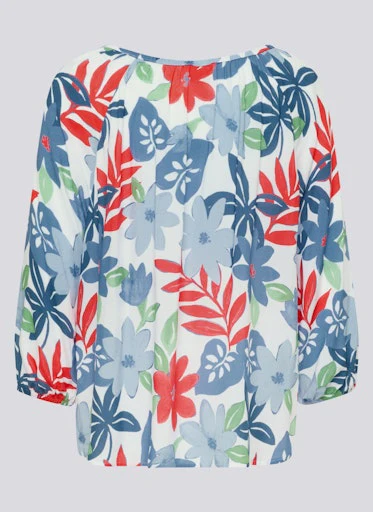 Blouses korte mouw blauw Rabe - Image 8