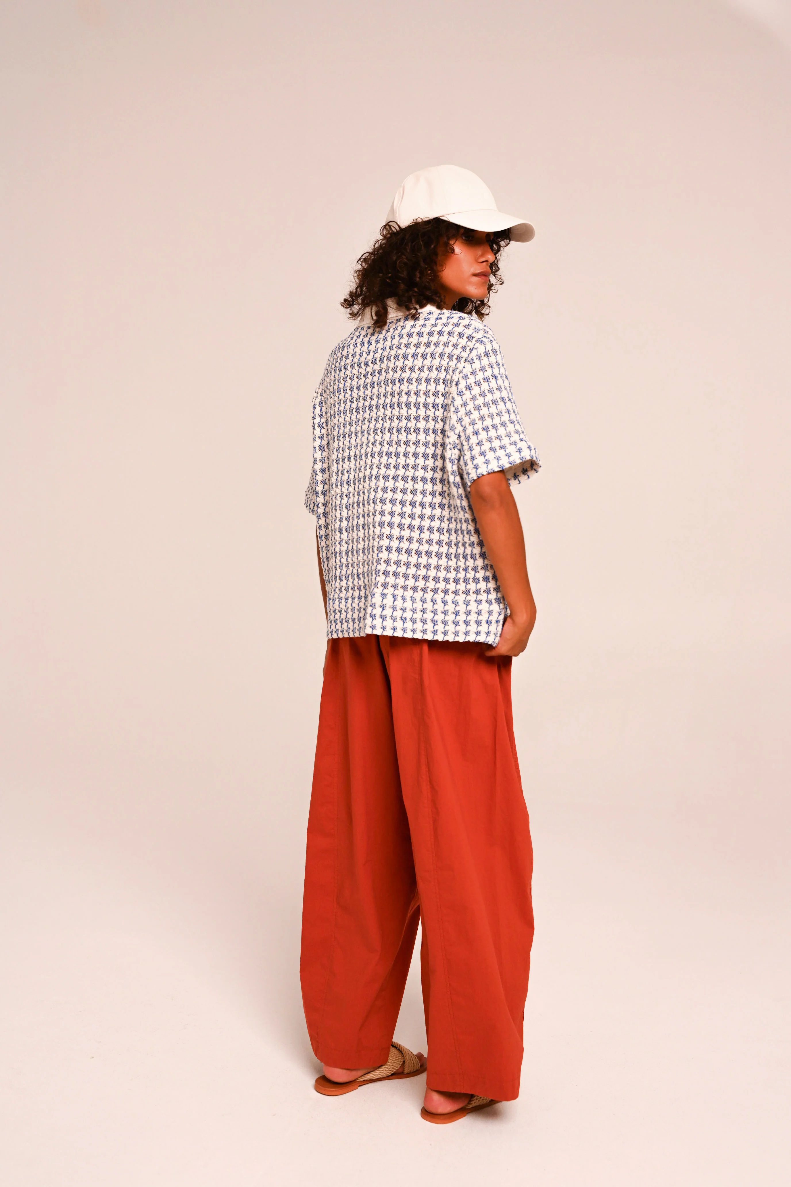 Blouses korte mouw blauw Sacrécoeur - Image 3