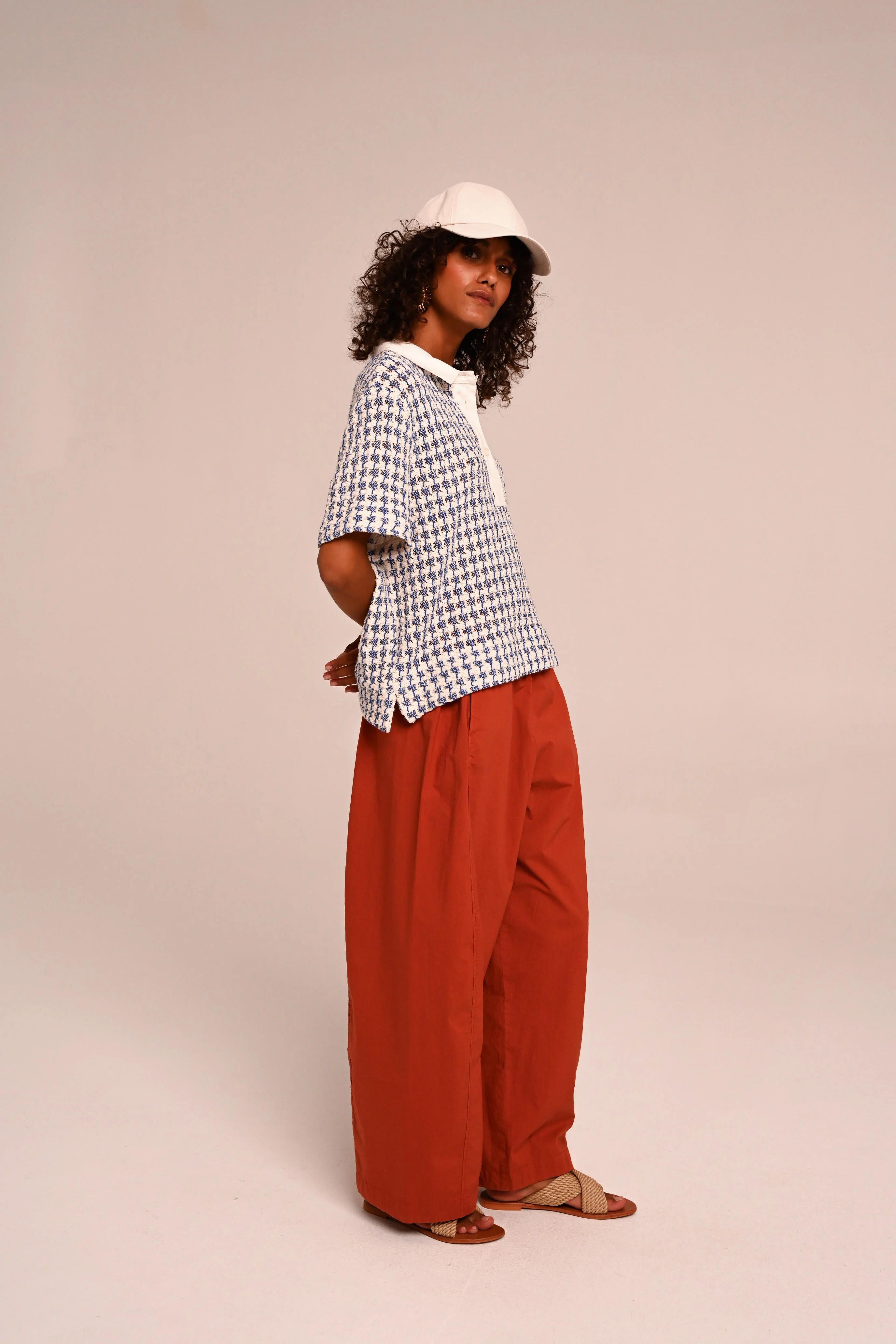 Blouses korte mouw blauw Sacrécoeur - Image 4