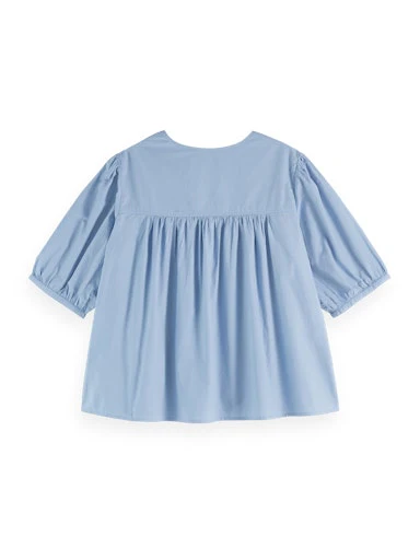 Blouses korte mouw blauw Scotch & Soda - Image 2