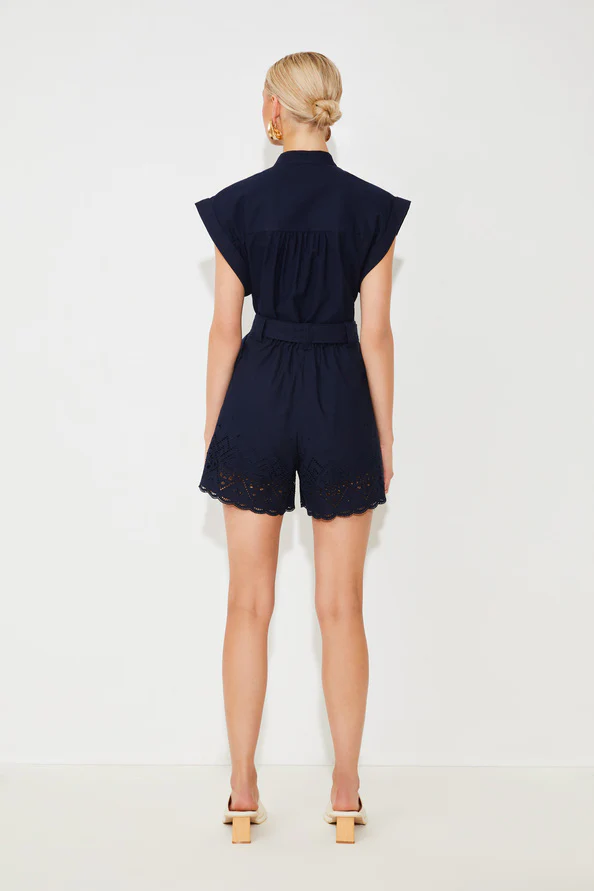 Blouses korte mouw navy Suncoo Paris - Image 2