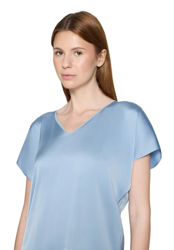 Blouses korte mouw blauw Vera Mont - Image 5