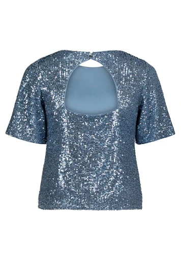 Blouses korte mouw blauw Vera Mont - Image 2