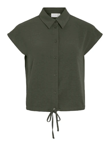 Blouses korte mouw blauw VILA