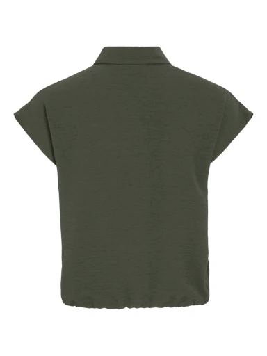 Blouses korte mouw blauw VILA - Image 2