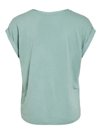 Blouses korte mouw blauw VILA - Image 2