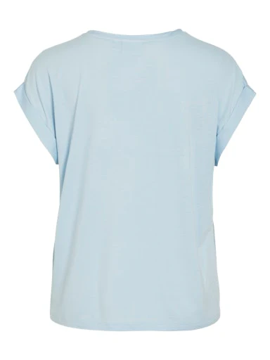 Blouses korte mouw blauw VILA - Image 2