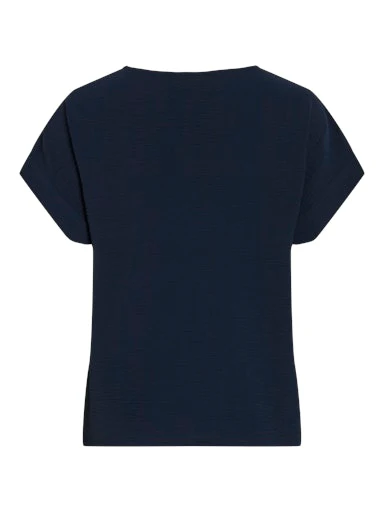 Blouses korte mouw blauw VILA - Image 2