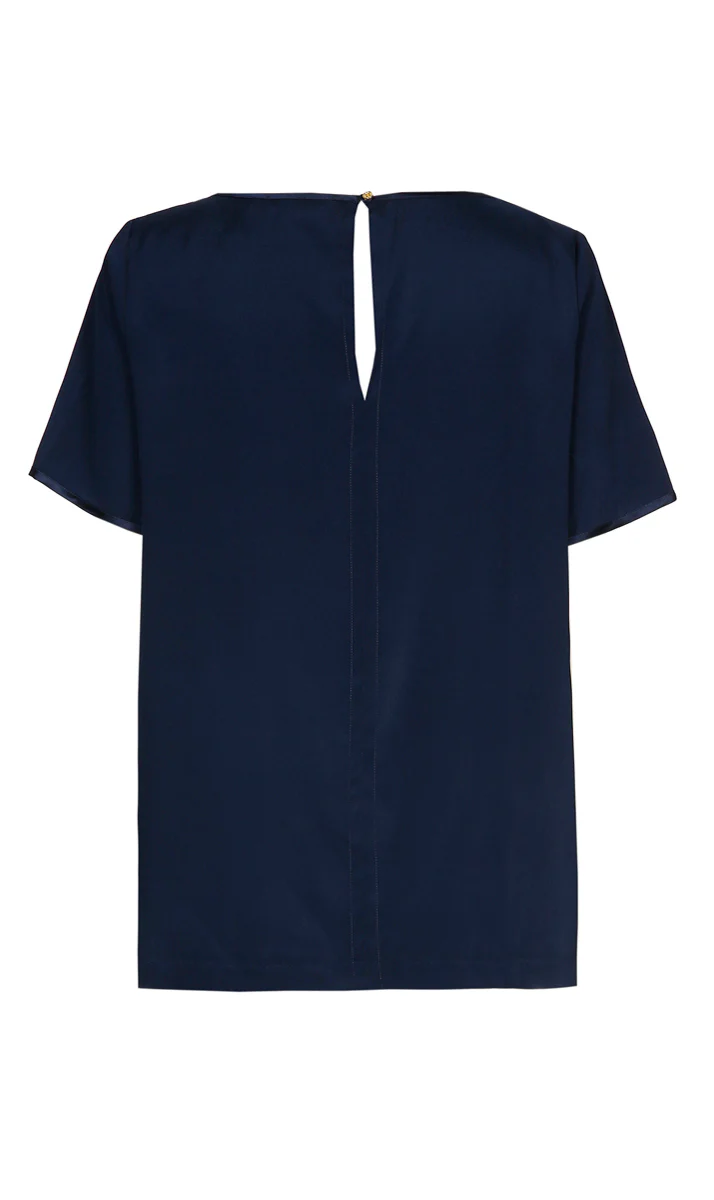 Blouses korte mouw blauw Xandres - Image 4
