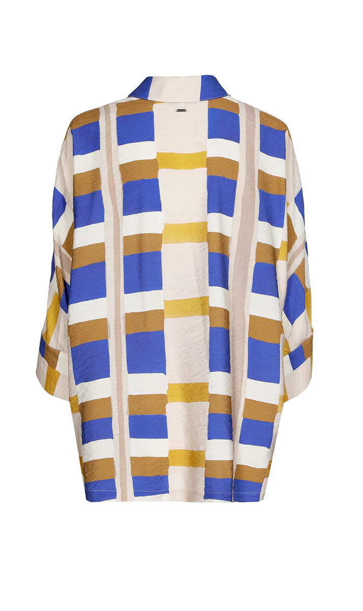 Blouses korte mouw blauw Xandres - Image 2