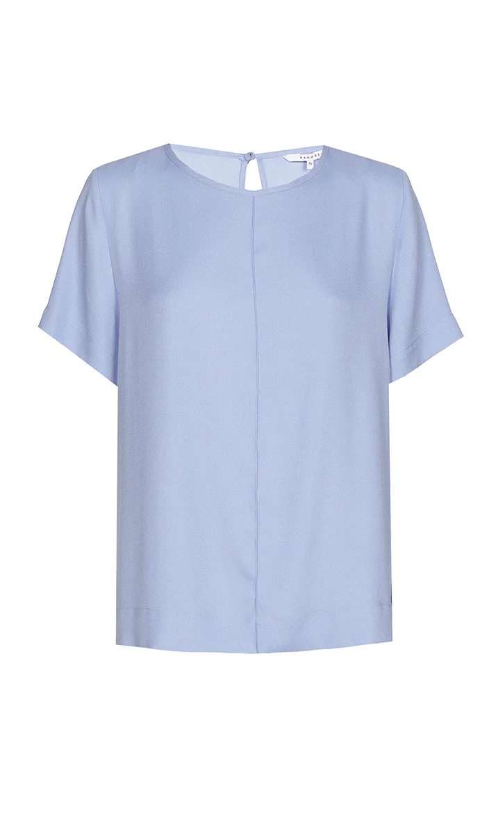 Blouses korte mouw blauw Xandres
